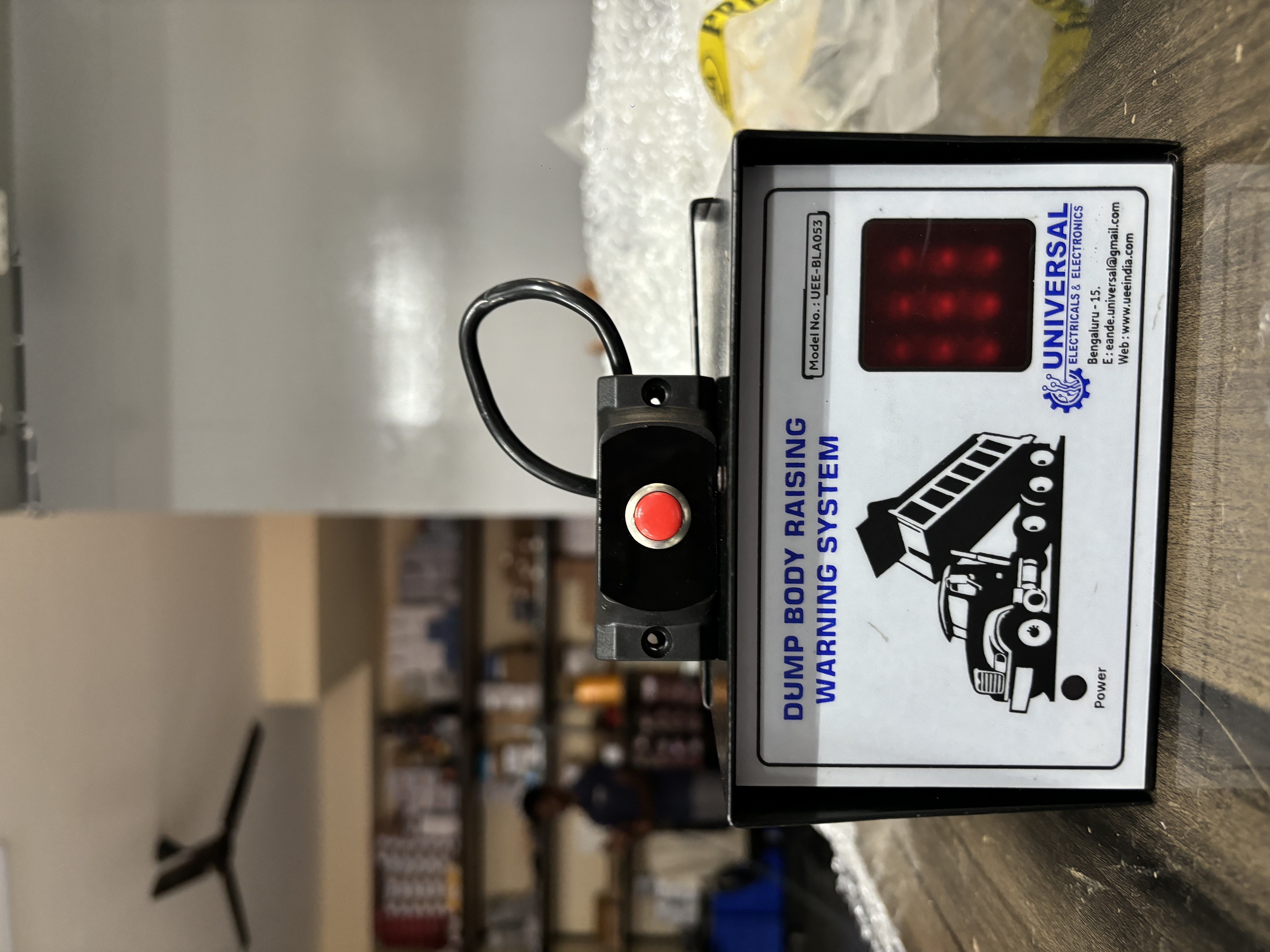Tippers Body Raised Warning & Anti Lock System 3