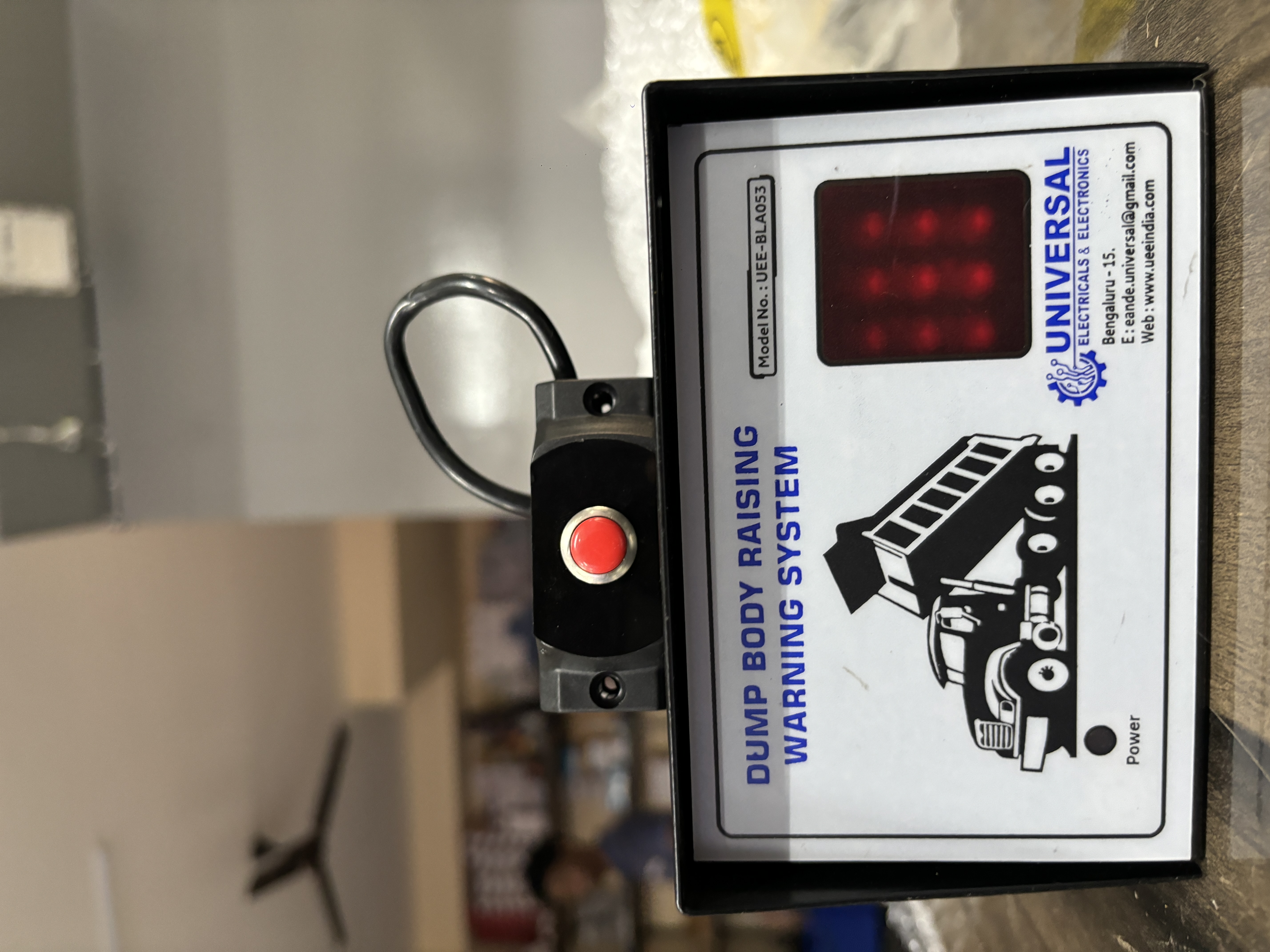 Tippers Body Raised Warning & Anti Lock System 2