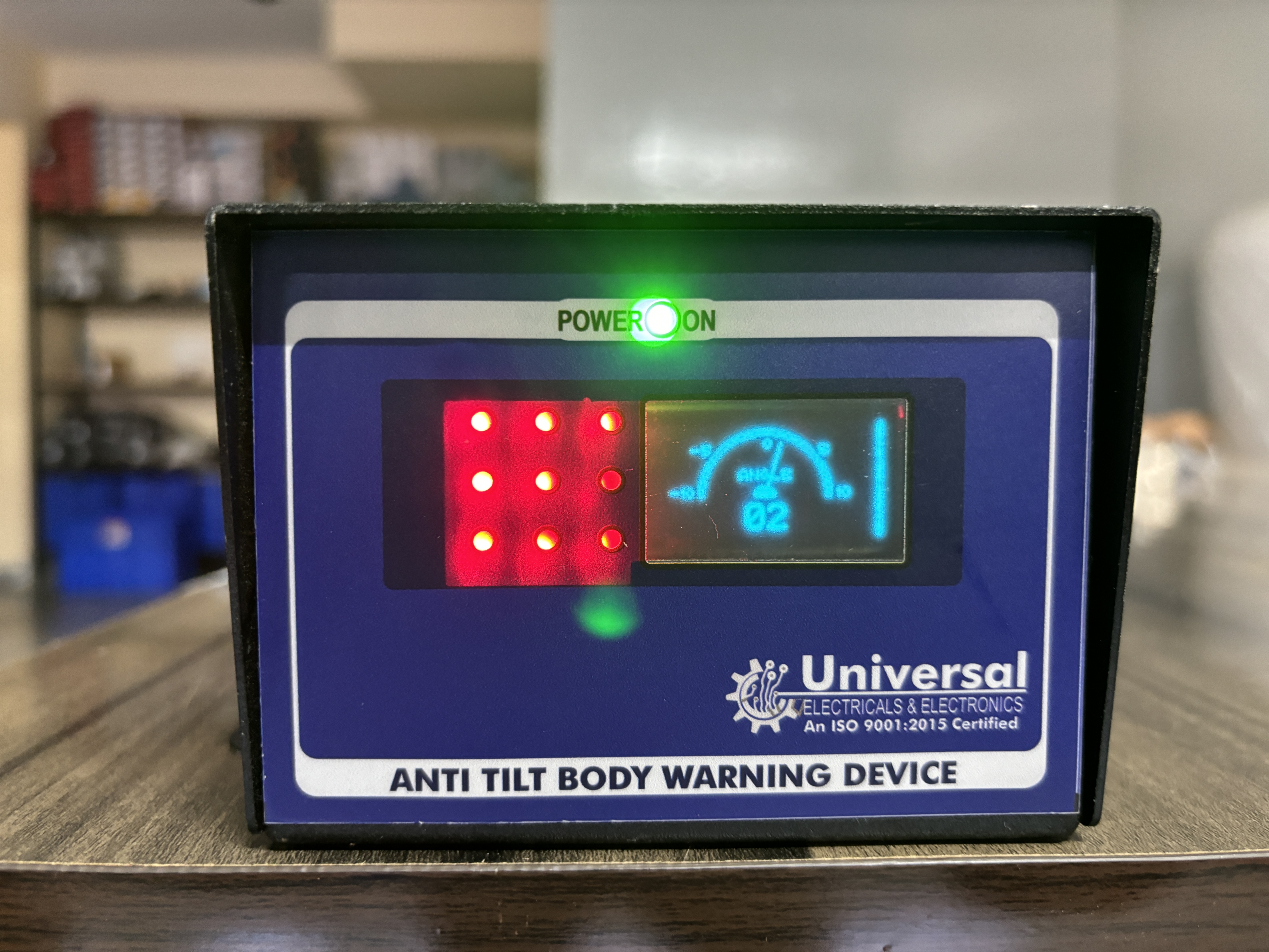 ANTI_TILT Tilt Warning device (Portable anti-tilt safety device with movable magnetic base for easy shifting and secure positioning) 2