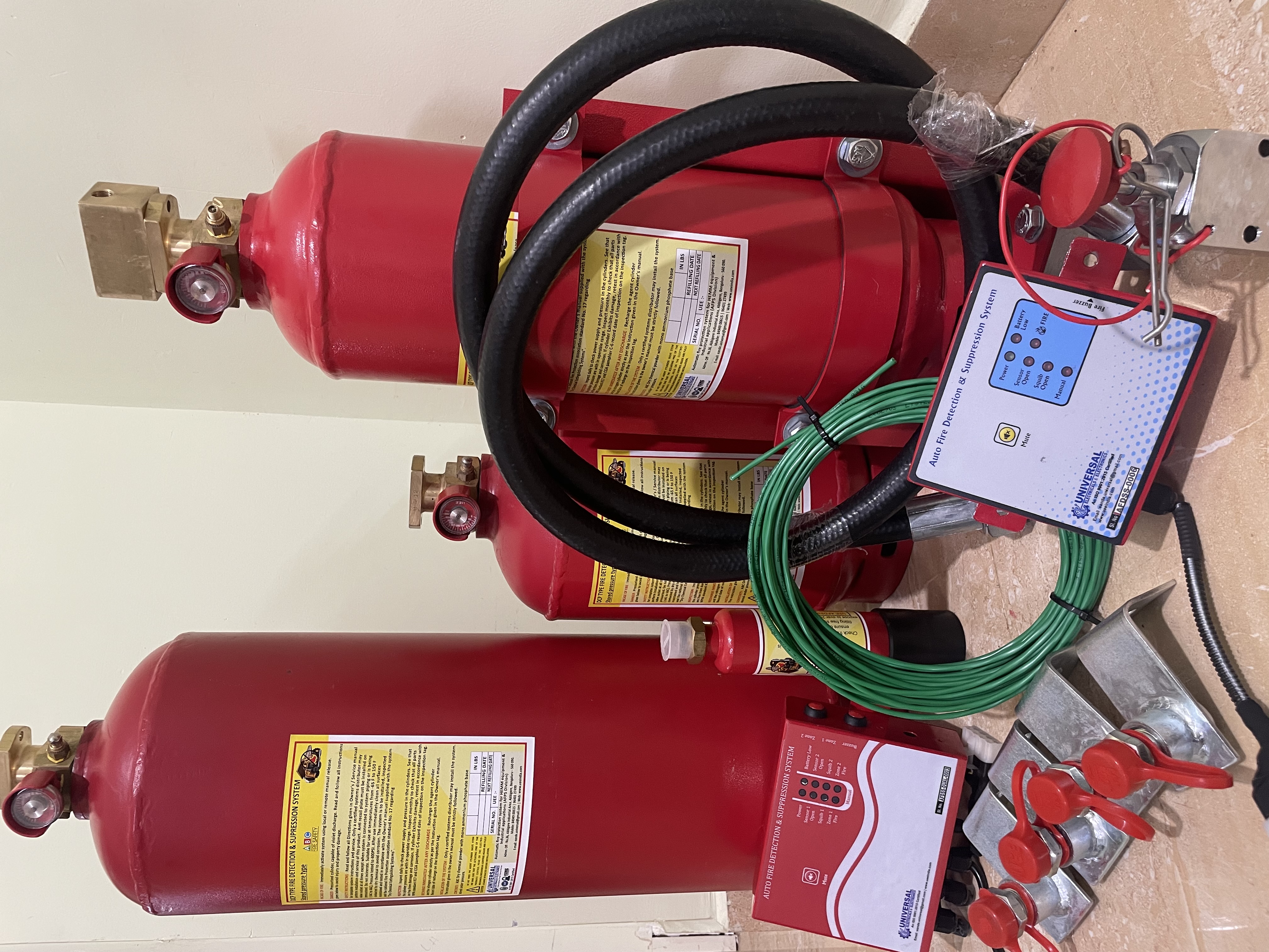 Dual Zone Auto Fire Detection & Suppression System 3