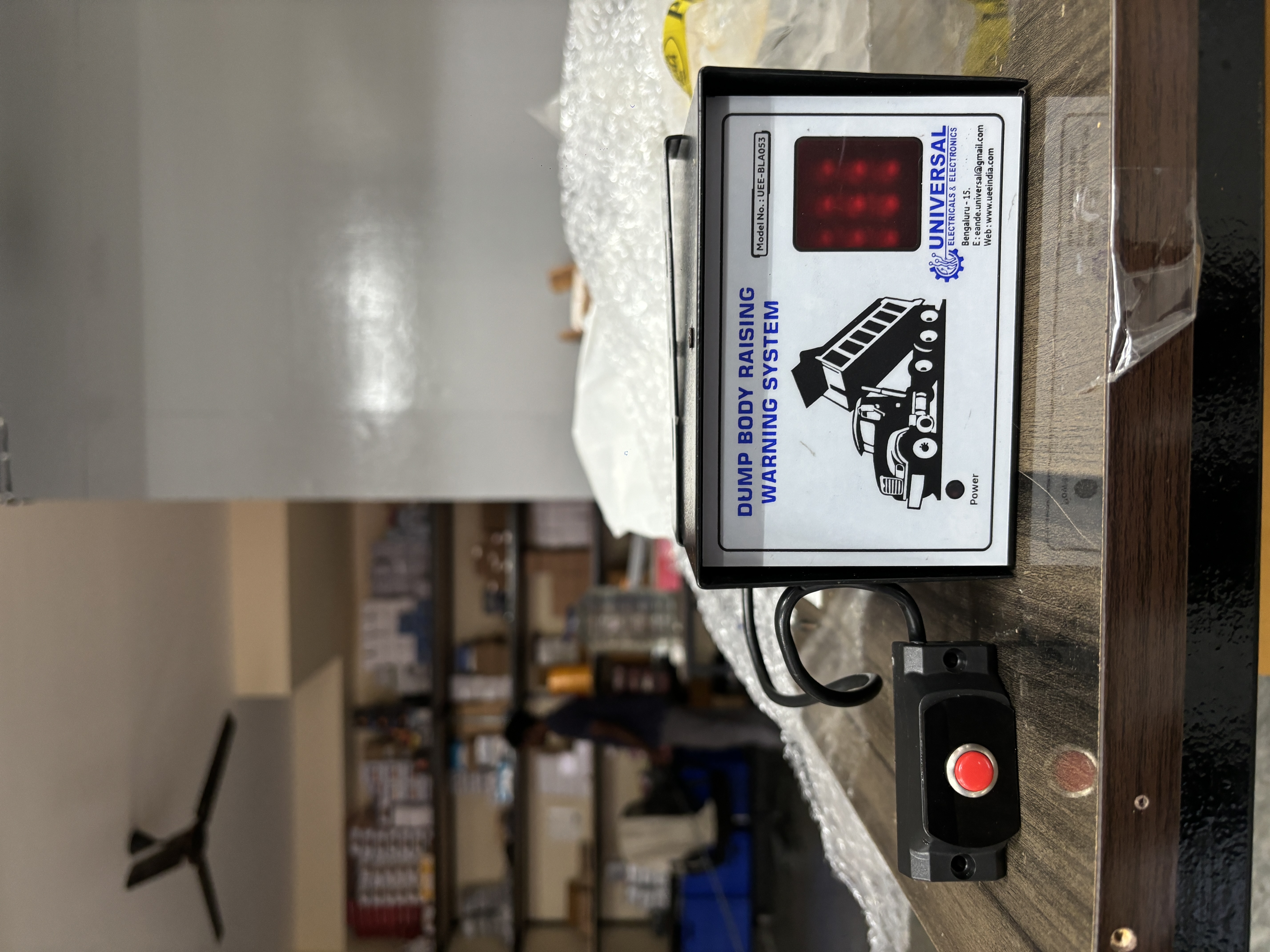 Tippers Body Raised Warning & Anti Lock System 4