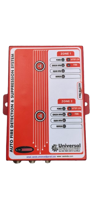 Dual Zone Auto Fire Detection & Suppression System 2